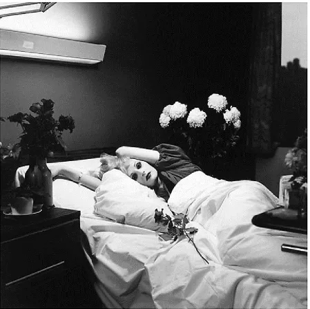 Figure 5 Peter Hujar, "Candy Darling on her Deathbed." (1973) 
