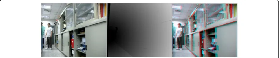 Fig. 10 Simulation results of Method-2 for the 408th frame. a Tracking and vanishing line extraction of the 408th frame