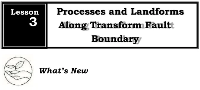 Figure 6: Transform Fault Boundary 