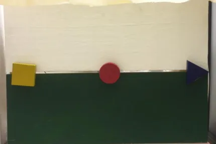 Figure 2. Static picture of a PAT Looking Time Test scene. 