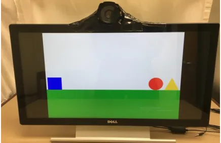 Figure 4. Static picture of a TAT Looking Time Test scene. 