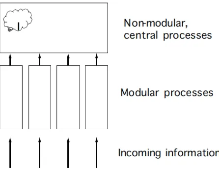 Fig. 2: Theoretical Schema of Domain General, Non-Massively Modular Cognition 