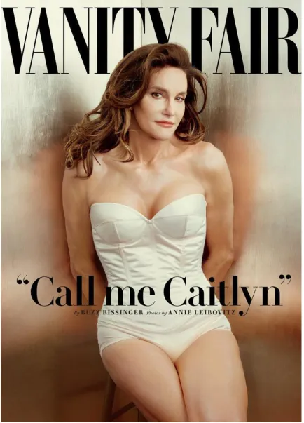 Figure 1: Caitlyn Jenner on cover of Vanity Fair  Source: Vanity Fair, June 9, 2015, front cover