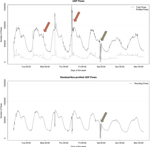 Figure 4: Non profiled traffic (UDP).