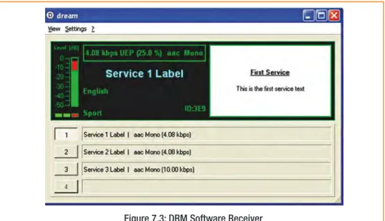 Figure 7.3: DRM Software Receiver