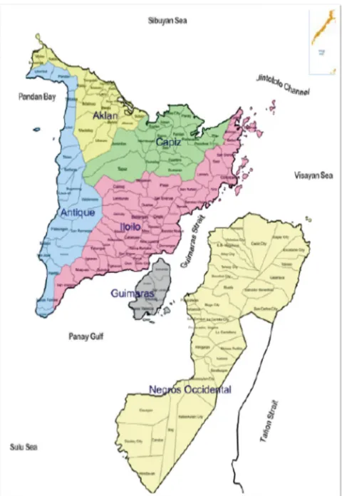 Figure 1. The Western Visayas Map (Region VI) Figure