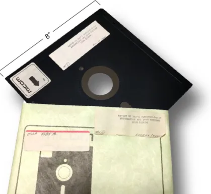 Figure 4: Example of an 8-Inch Floppy Disk 