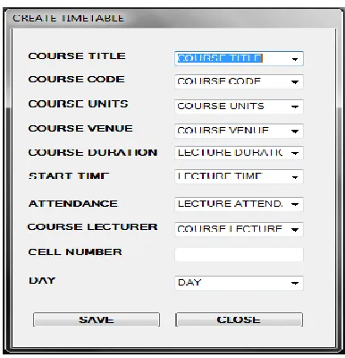 Figure 6:  Program GUI  