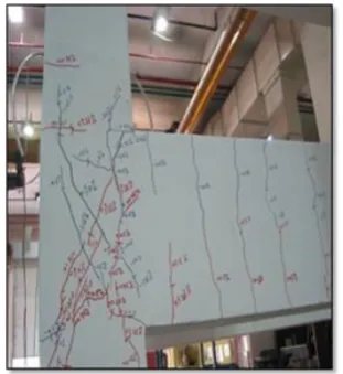 Figure-9. Diagonal cracks observed at corner joint. 