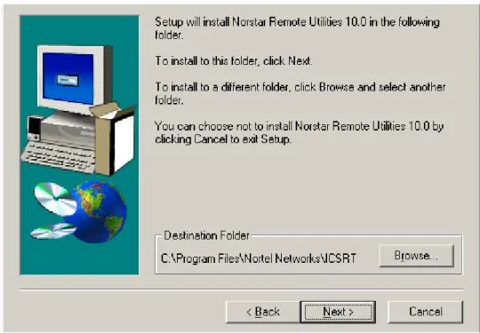 Figure 9   Choose Destination Location screen