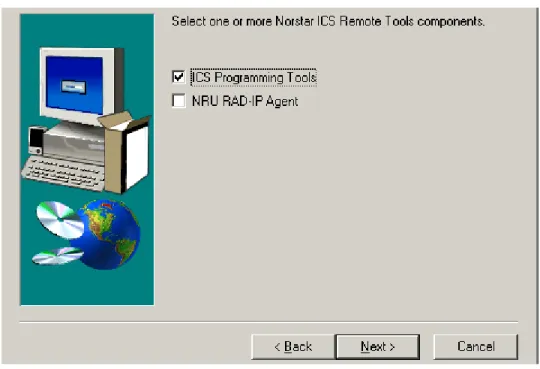 Figure 11   Select Install Components screen