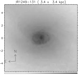 Figure 3.6: Structure Maps of Seyfert 1s: shown above is IR 1249-131; it hasa prominent nuclear ring (Category: NR).