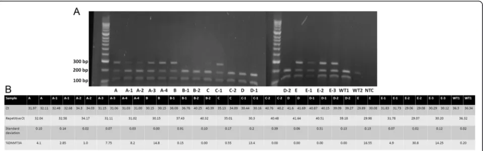 Fig. 6 Concordance of ASB-PCR. a Representative endonuclease restriction analysis of follow-up samples of five patients (A-E)