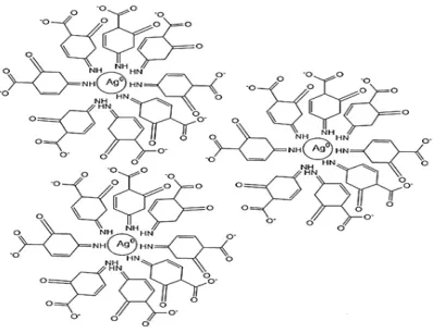 Fig. 11. The stabilization mechanism of AgNPs by 