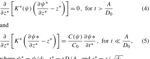 table (Savage et al., 2003, 2004). Substitution of Eq. (7) into�Eq. (2) leads to the partial differential equation: