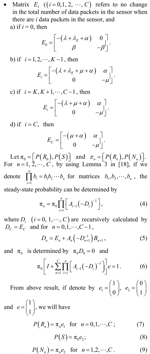 Figure 1. Transition rate diagram of the Markov Process for sensor status. 