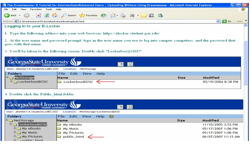 Figure 2.9. Another student URL discussion from the intermediate D8T. 
