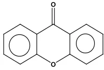 Figure 1.  The molecular xanthone compounds 