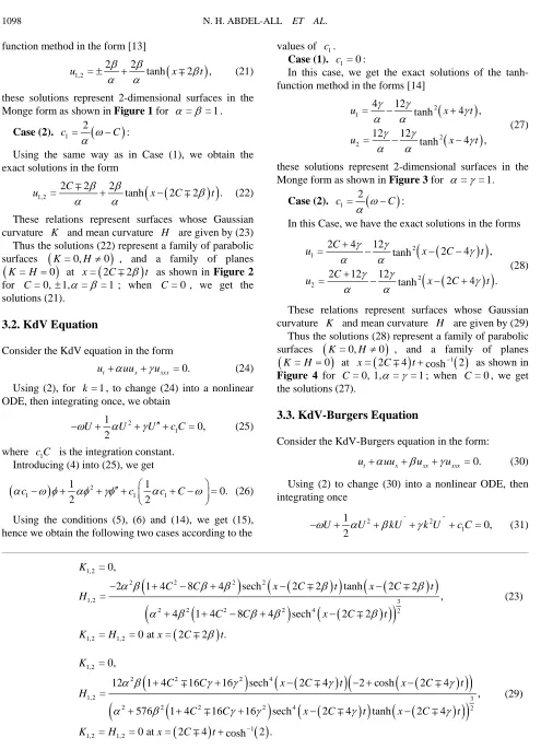 Figure 4 for C= 0, 1,the solutions (27).  