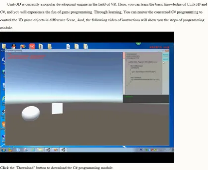 Figure 3. Website homepage of the learning system. 