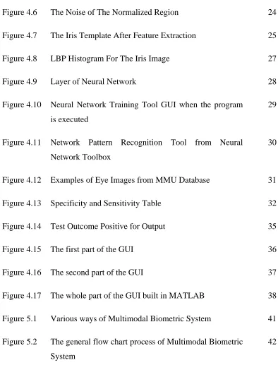 Figure 5.1 Various ways of Multimodal Biometric System 