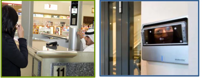 Figure 1.1: Airports and Corporate Building using Iris Recognition System 