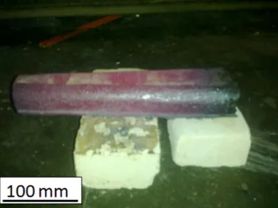 Fig 3.2: DSS billet in the hot forged condition. 