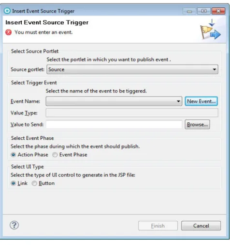 Figure 4: Insert event source trigger wizard 