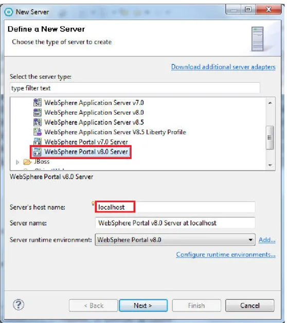 Figure 7: Server creation wizard 