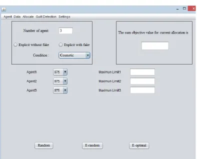 Figure 5: Sample data allocation module 