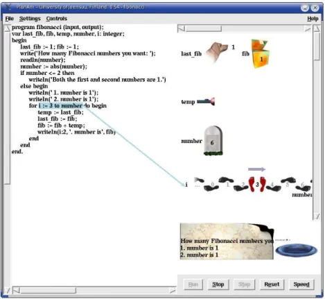 Figure 3: A screenshot of the PlanAni user interface.
