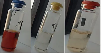 Fig. 1 shows plant extract for each sample.