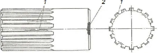 Table 1   Chemical composition of steels used for cylindrical samples simulating semi-axles of truck KrAZ to be tested in  sprayer system shown in Fig