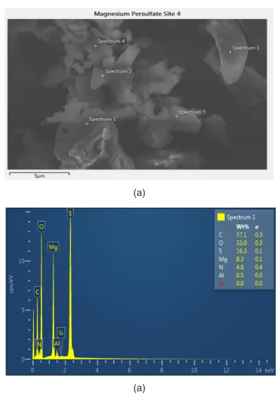 Fig. 3.9. (a) Observed site and (b) peak analysis data of the 