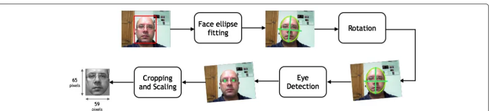 Fig. 1 Block diagram of the estimation framework: the raw frames are processed in order to obtain a reliable class estimation of the people in thescene
