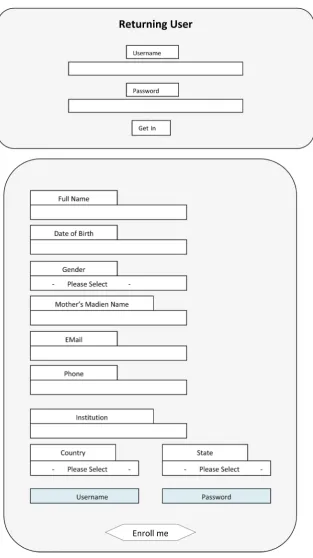 Figure 4. Home page: Source: (Field Work, 2018). 