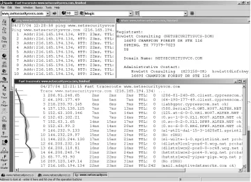Figure 2.1  Sam Spade Main Screen