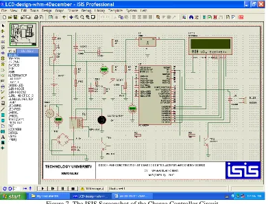 Figure 7. The ISIS Screenshot of the Charge Controller Circuit  