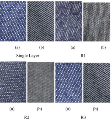 Figure 2. Visual appearance of double cloth. 