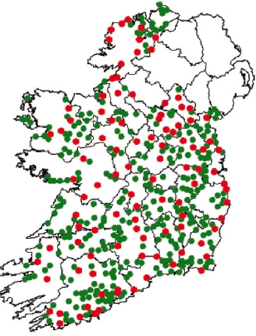 Figure 5.1.1: Coverage of Optic Fibre nodes