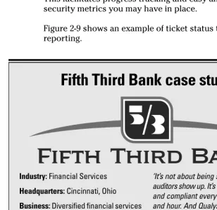 Figure 2-9 shows an example of ticket status tracking andreporting.