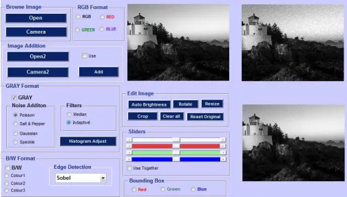 Figure 2: MATLAB GUI 