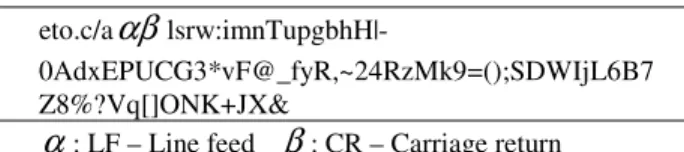 Fig. 5. The signature “Z-string” for the average payload displayed in Figure 4.  “e” is the most  frequent byte value, followed by “t” and so on