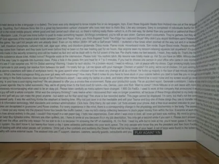 Figure 2.7 Stream of consciousness writing 