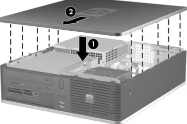 Figure 2-2  Replacing the Access Panel