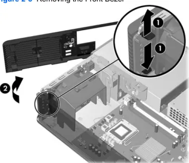 Figure 2-3  Removing the Front Bezel