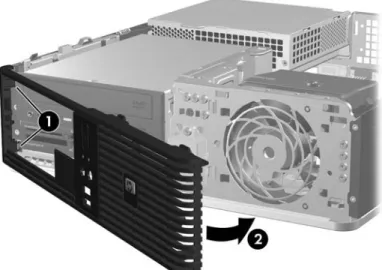 Figure 2-6  Replacing the Front Bezel