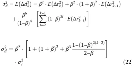 Fig. 1 Average of the reputation samples of a node if we use an EWMA when the node changes its behavior defining two stationary windows