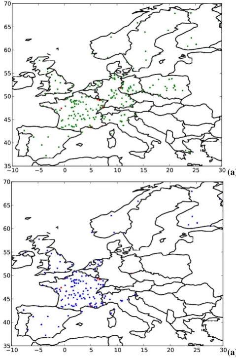 Fig. 6. Estimated standard deviations (in ppb), averaged in theperiod between 1 and 10 July 2010.