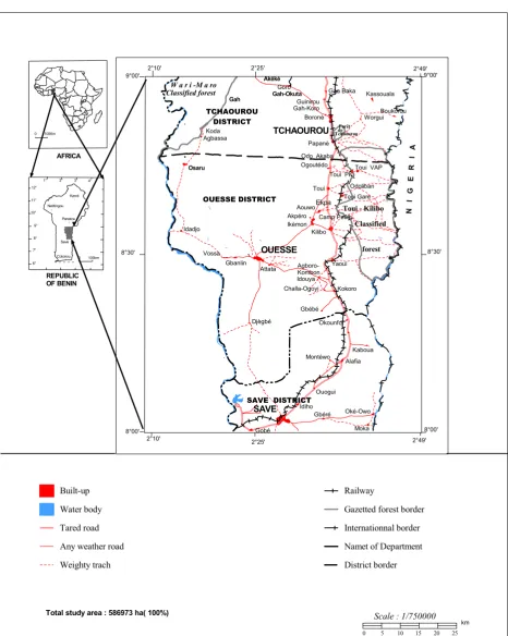 Figure 1. Study area location    